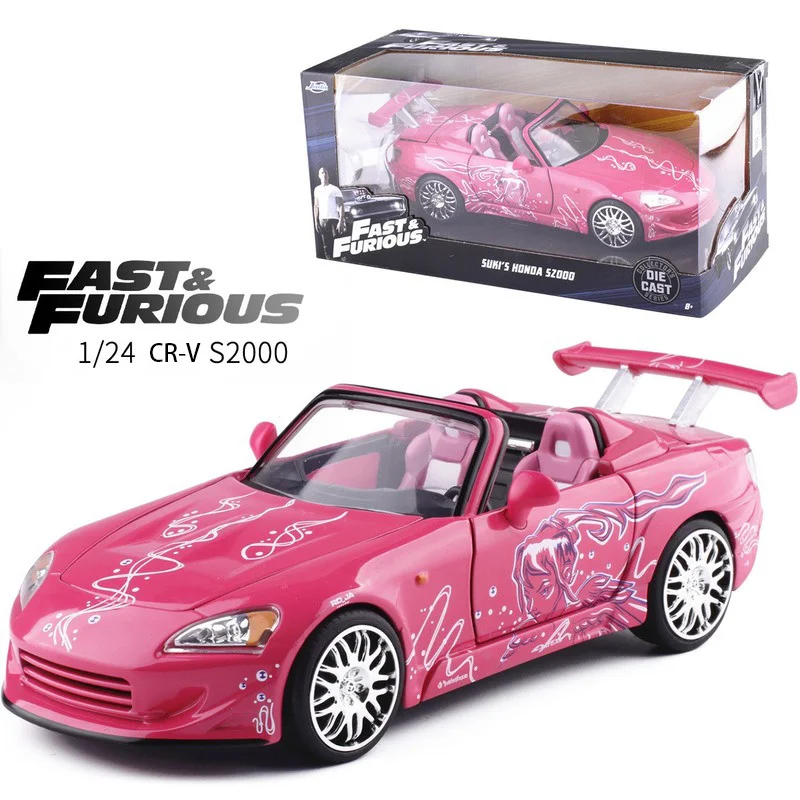 pink convertible toy car