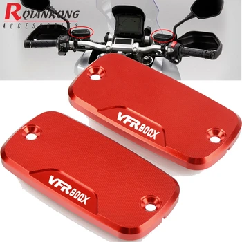 

For Honda VFR800X VFR 800X Motorcycle Front Rear Brake Fluid Reservoir Cap Cover CNC Aluminum Fluid Pump Tank Plug Protector