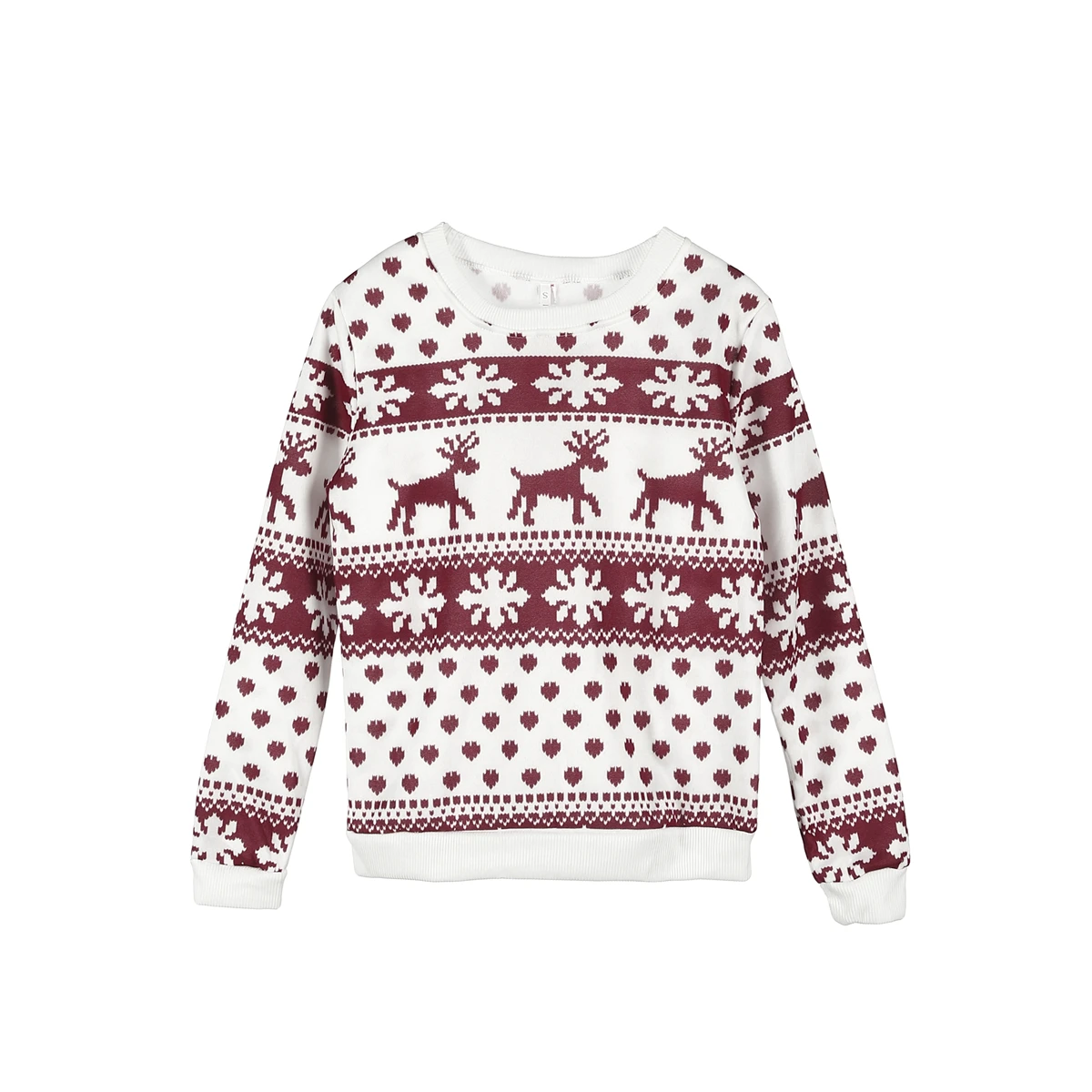 Fashion Ladies Long Sleeve Women Knitting Sweater Print O-Neck Pullover And Jumper Loose Female Tops | Женская одежда