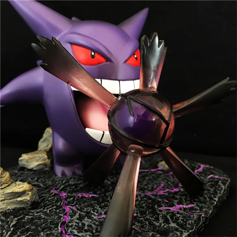 

Takara 9CM Gengar Action Anime POKEMON Figure Toys Collections Cartoon Figures Model Kids Toys Birthday Gifts