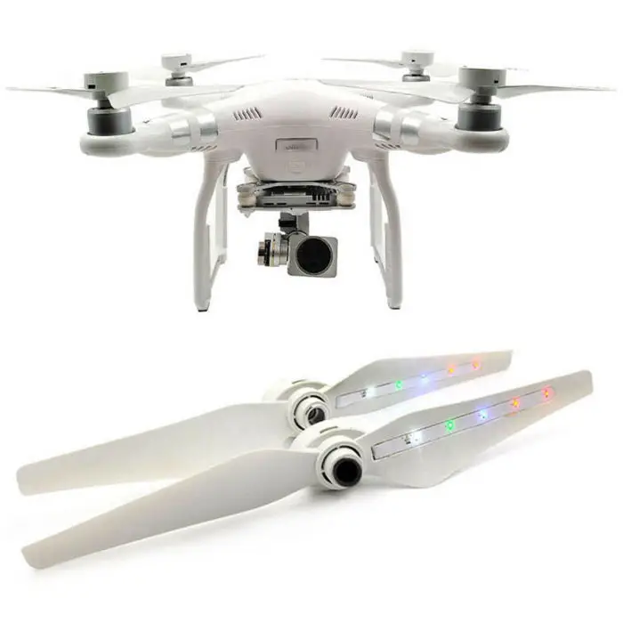 1 пара светодиодный Пропеллер для DJI Phantom 3 F450 Mi Drone 3DR SOLO WIF66