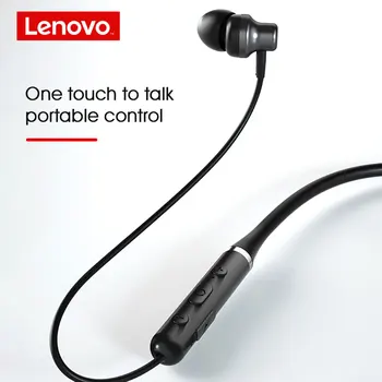 

Original Lenovo He05 Pro Earphone 0.6m Wireless Bluetooth Headphone BT5.0 Headset IPX5 Waterproof With Mic Noise Cancelling
