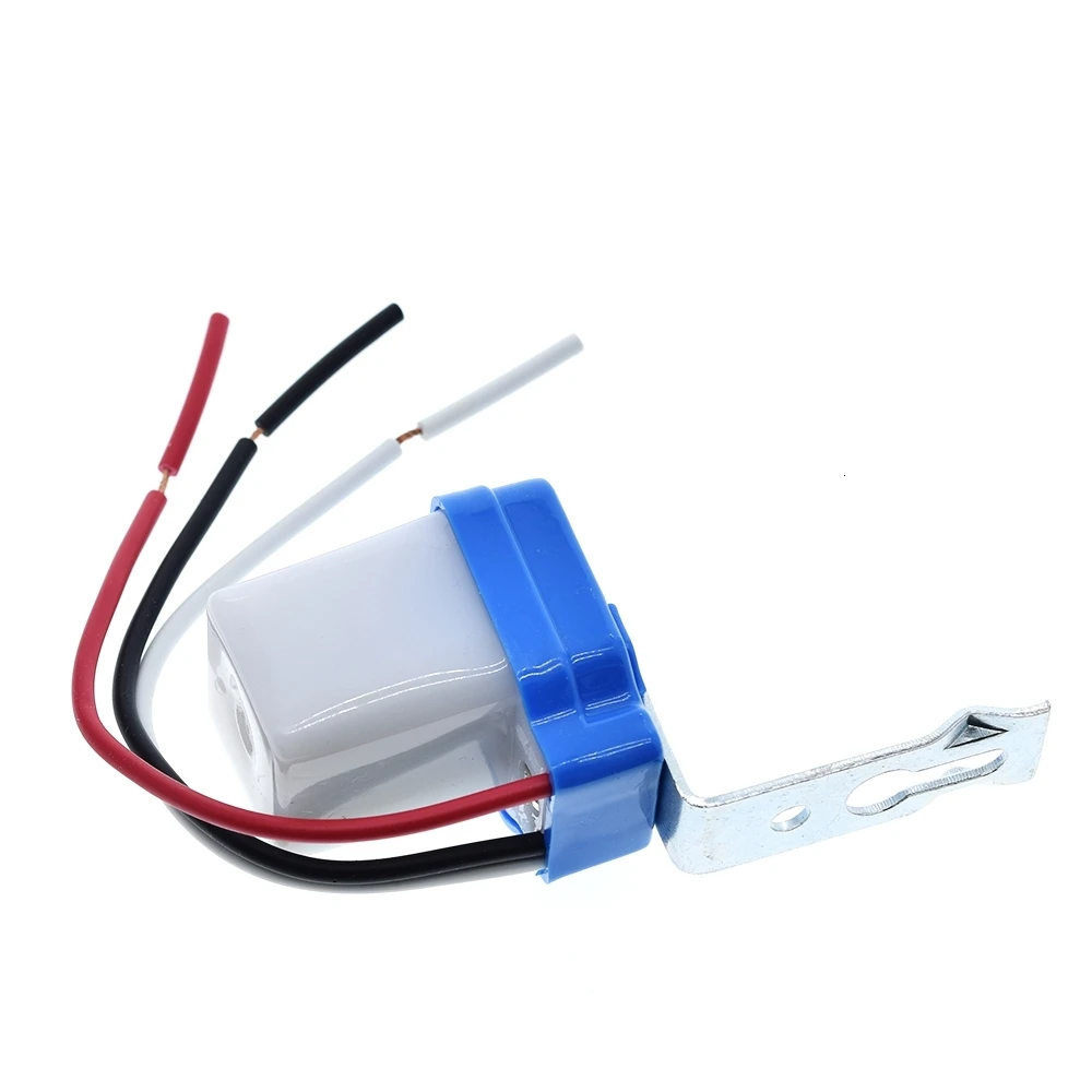 TZT 1/3PCS Automatische Auto On Off Fotozelle Straße Licht Schalter DC AC 220V 50-60Hz 10A Foto Control Photoswitch Sensor Schalter – Detail 6