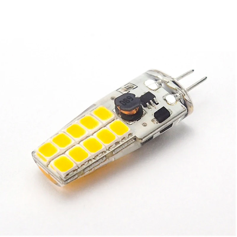 10X G4 Led Chip COB Bulb Light 3W 12V Warm White SMD 24Leds Lamp