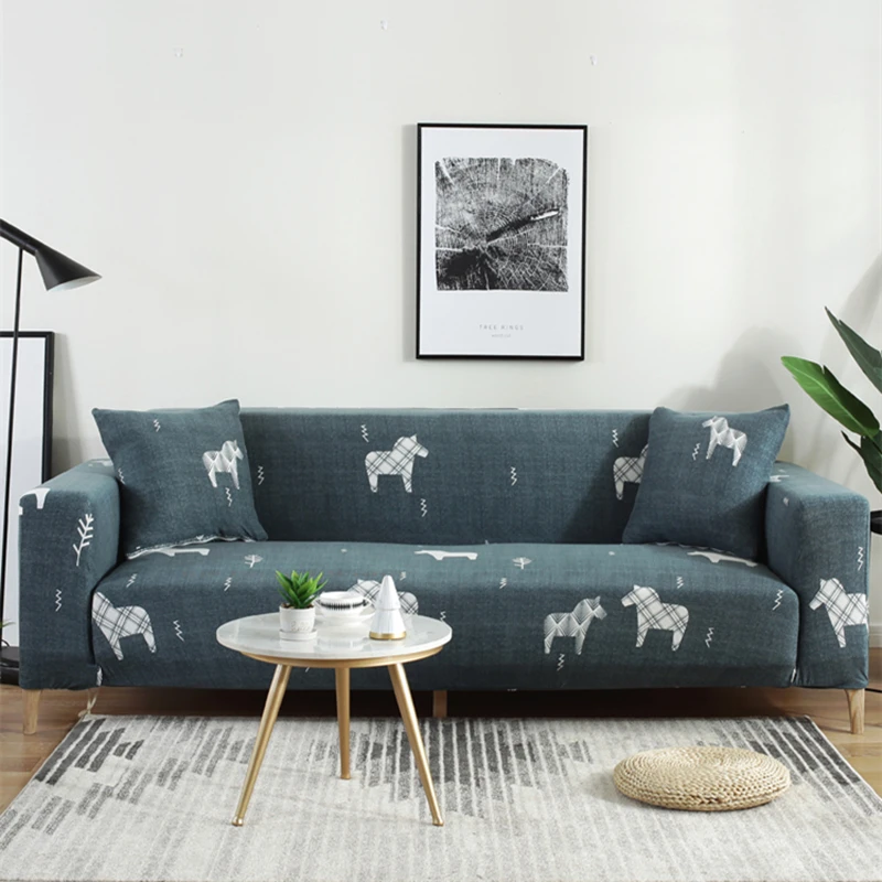 Slipcovers Sofa cover all-inclusive slip-resistant sectional elastic full Couch Cover sofa Towel Single/Two/Three/Four-seater | Дом и сад