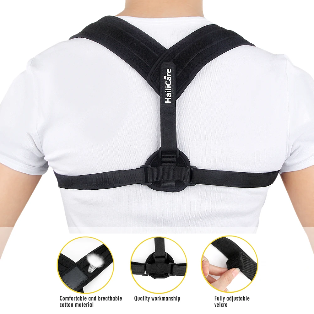 

Adjustable Upper Back Care Posture Corrector Belt Clavicle Spine Shoulder Posture Correction Improve Sit Walk Prevent Slouching