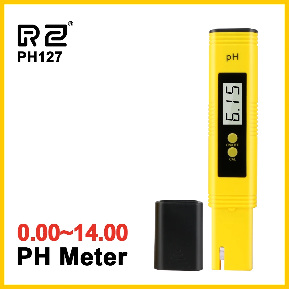 LCD PH Meter Tester Pen Hydroponics Aquarium Digital Pocket Pool Water Measure 