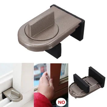 

Adjustable Anti-theft Safety Sliding Window Door Lock Restrict Kids Baby Security alminum Window Sash Stopper