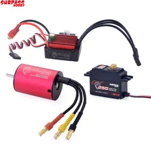 SURPASSHOBBY – moteur sans balais KK Combo 2838 3600kv, avec ESC 35a + S0025M 25G, Servo étanche 2S 3S pour voiture tout terrain RC 1/14 1/16