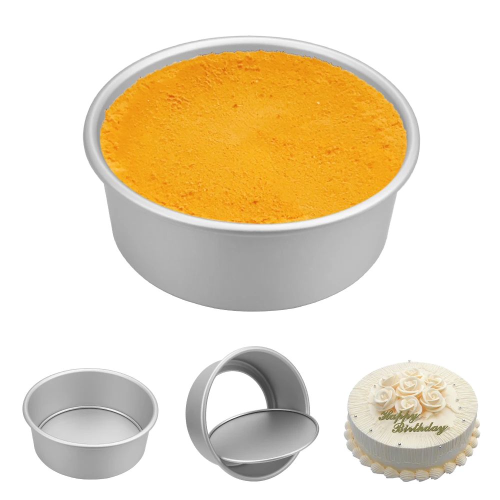 Dish Oven Baking Tools Bakeware Bakery Tools Removable Mousse Chiffon Cake Mold Anodization Cake Pan Anode Surface