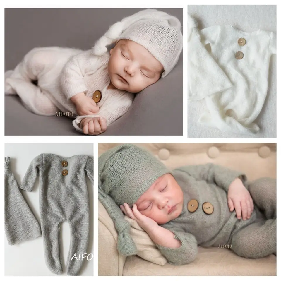 Newborn props photo set outfit baby hat baby hat baby photography prop newborn accessories newborn bracelet cuffs girl outfit