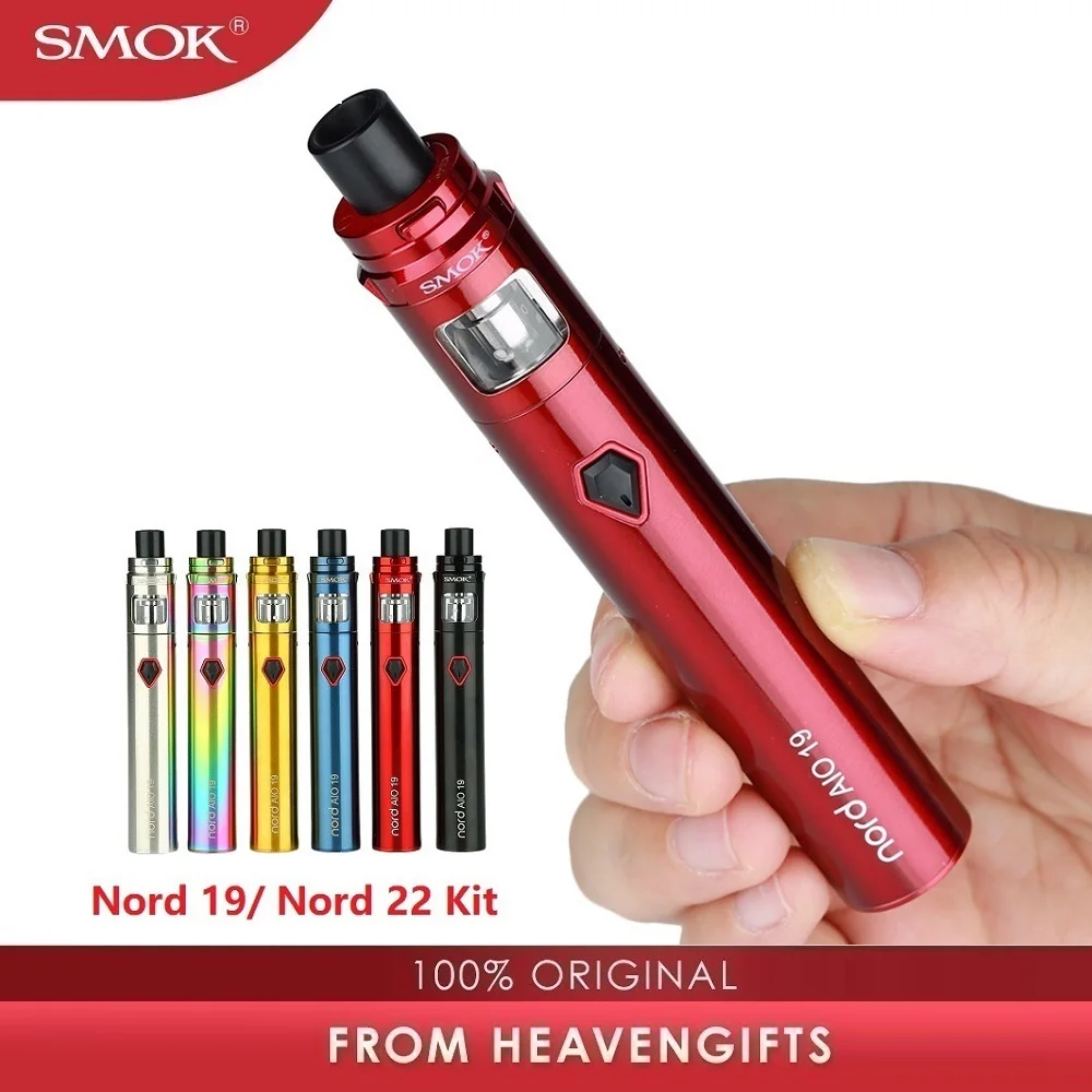 Оригинальный набор для вейпа SMOK Nord 19/ 22 AIO электронная сигарета испаритель VS Vape Pen /