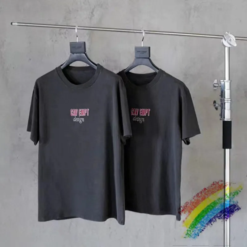 Винтажная промытая футболка c. E Cav Empt для мужчин и женщин 1:1 высококачественные