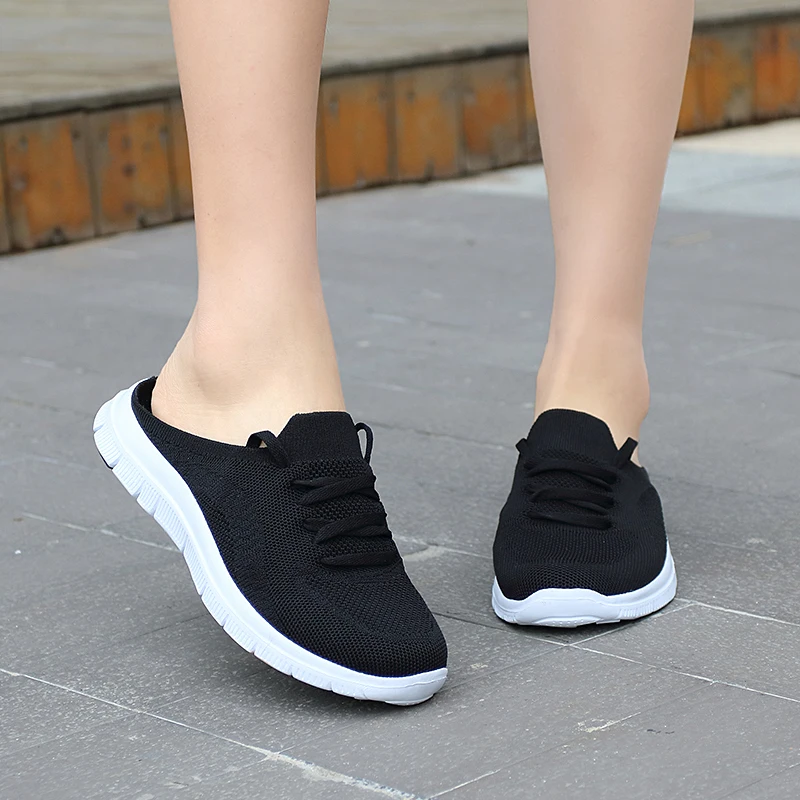 US $10.22 Women Shoes Summer Lady Slippers Plus Size Shoes Fashion Comfortable Slipper Heel Shoes Women Slippers Female Summer Mesh Shoes