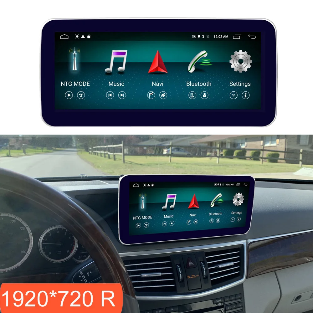Автомобильный дисплей экран 10 25 дюйма 4 + 64 ГБ Android для Benz E Class W212 2009 2012 радио GPS