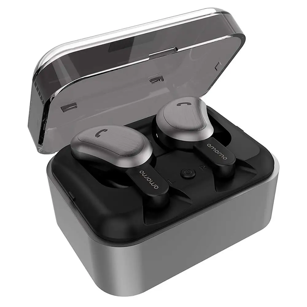 TWS Bluetooth наушники мини беспроводные наушники спортивные наушники с шумоподавлением гарнитура с зарядным устройством для телефона 2 комплекта