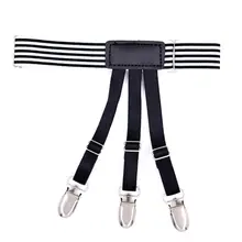 Для мужчин против морщин держать рубашки остается ремень Зажимы скрытые ноги бедра подвязки Suspend 40JF