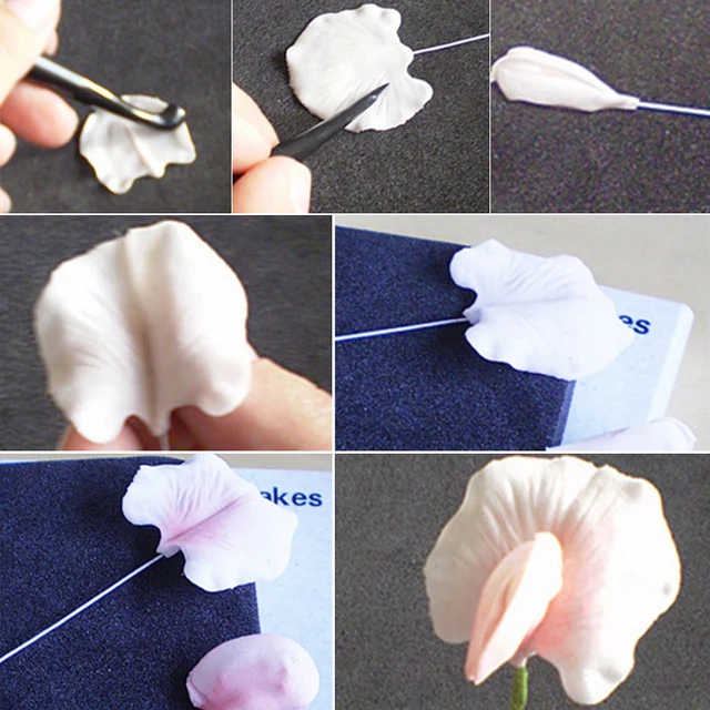 2 Db/Set Borsóvirágvágó, Rozsdamentes Acél Süti Fondant Süteményvágók, Süteménydekorációs Szerszámok - Image 2