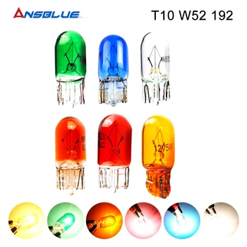 

10Pcs 12V W5W T10 501 194 Side Marker Light Dashboard Interior Lamp Glass Bulb Car Halogen Bulb For BMW Audi Benz Ford VW Toyota