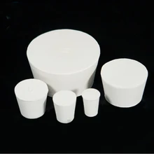 

0#-15# Rubber Flask/Tube Plug Laboratory Reagent Bottle Stopper Rubber seal plug for hole punch