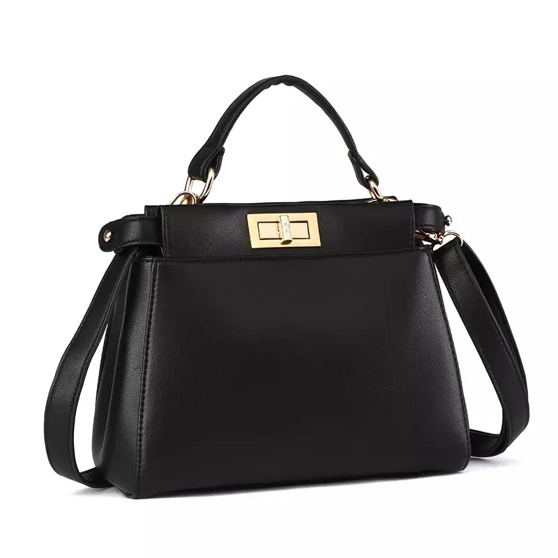 Брендовые оригинальные дизайнерские роскошные женские сумки-мессенджеры, женская сумка, кожаные сумки на плечо, сумка-тоут, женская модная сумка - Цвет: black