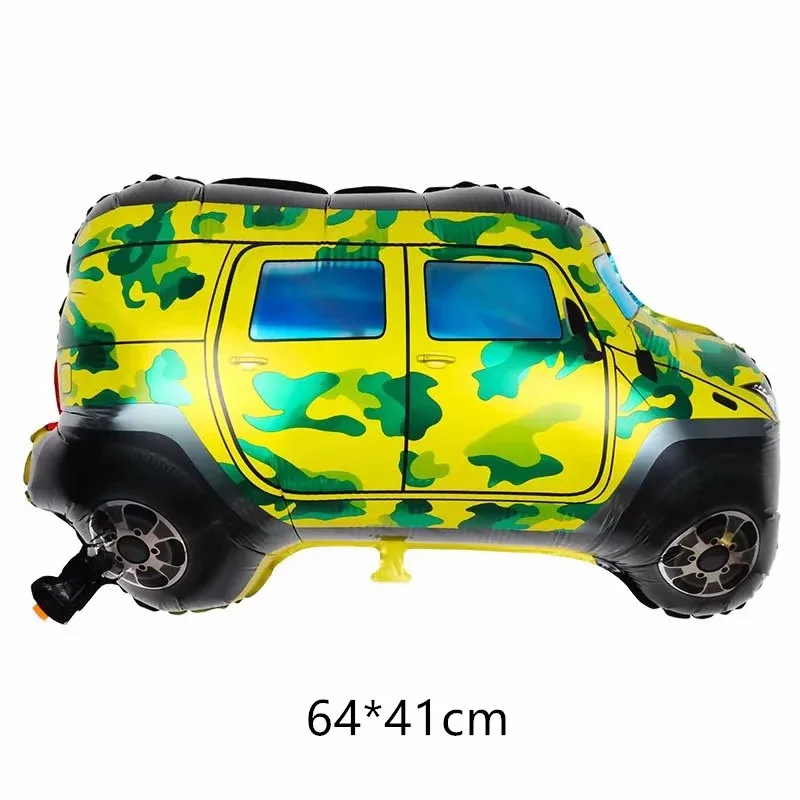 as picture DIY Мультяшные автомобильные воздушные шары пожарная машина поезд Фольга шар скорая помощь Globos детские подарки День Рождения украшения Детские шары - Цвет: as picture