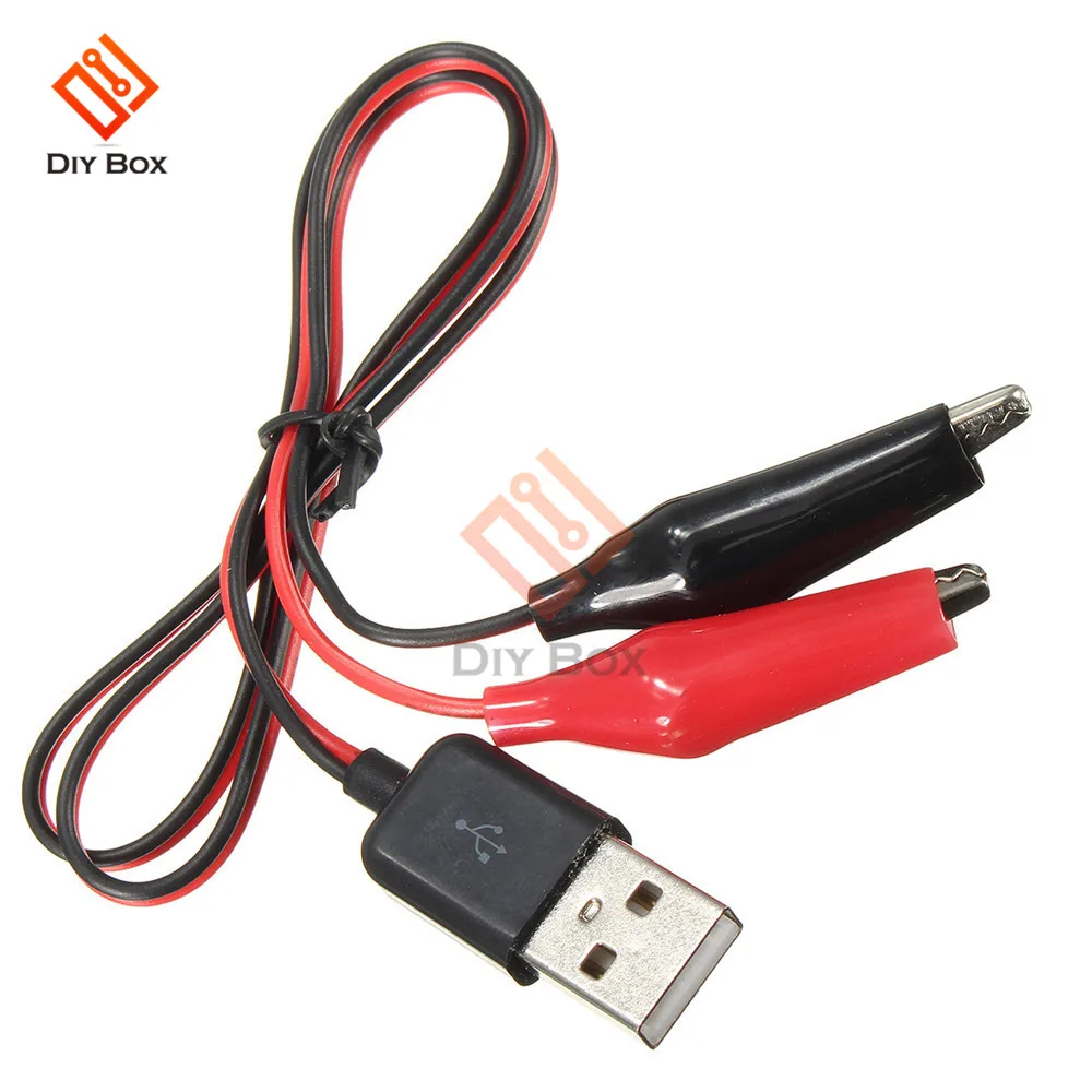 BOSAIYA QAZ1 5Pcs 60CM Crocodile Test Clips Clamp to USB Male Connector Power Adapter Cable Wire J TL0301 BOSAIYA QAZ1 5Pcs 60CM Crocodile Test Clips Clamp to USB Male Connector Power Adapter Cable Wire J TL0301