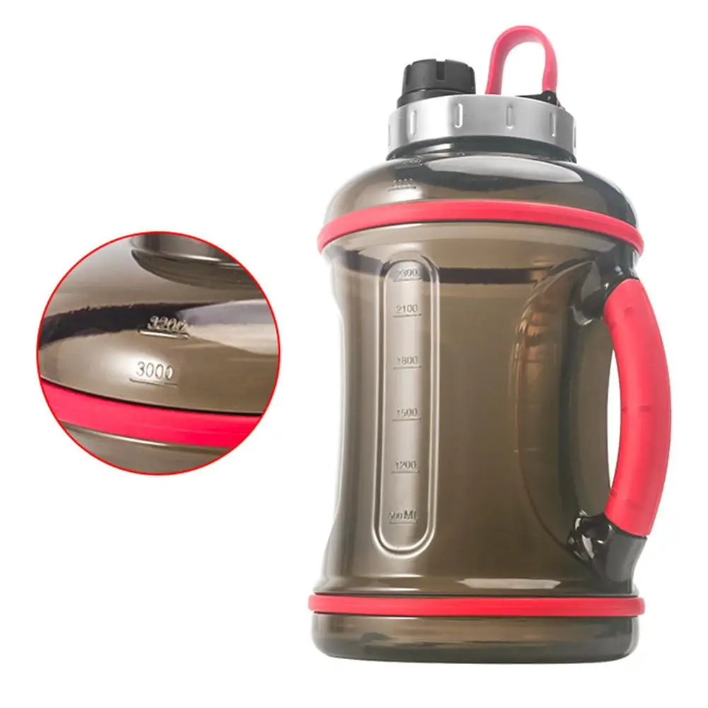 

3.2L Large Capacity Sport Water Bottle Plastic Portable Kettle Outdoor Cycling Camping Hiking Drinking Water Bottle BPA