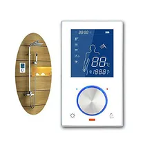 Lcd смарт сенсорный экран цифровой контроль смеситель термостатическая душевая панель Цифровой клапан