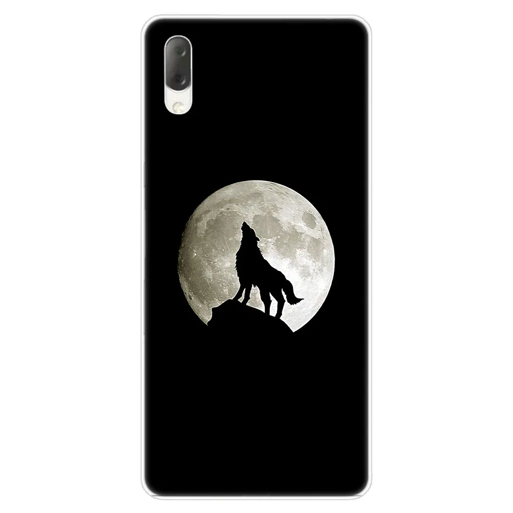 Животных "Волк" модная жесткий чехол для Sony Xperia L1 L2 L3 X XA XA1 XA2 XA3 ультра 10 плюс E5 XZ XZ1 XZ2 компактный XZ3 XZ5 2 20 крышка - Цвет: 002