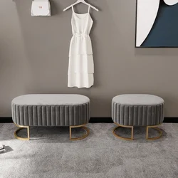 Taburete de puerta para el hogar, taburete largo de entrada, color rojo, sencillo, para sala de estar, sofá pequeño, dormitorio