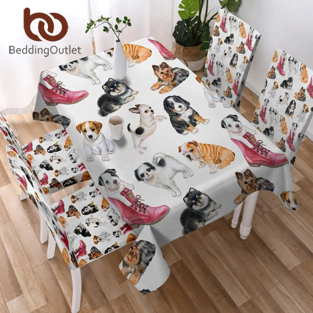 Скатерть BeddingOutlet прямоугольная непромокаемая с рисунками животных|Скатерти| |