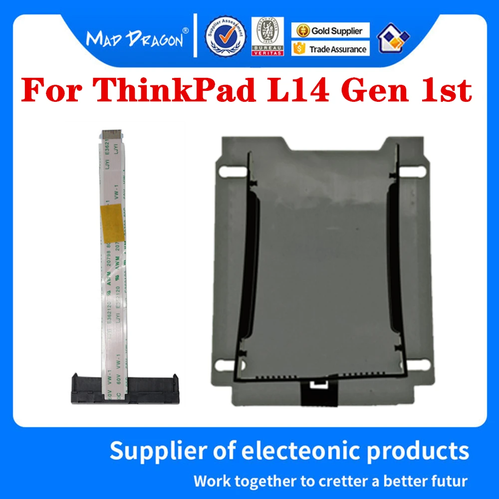 NBX0001RA00 5C10Z23836 GL4A0 для Lenovo ThinkPad L14 Gen 1 1-й ноутбук SSD HDD Caddy кронштейн и Разъем Кабельный