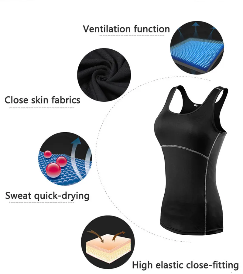 Yuerlian/Лидер продаж, обтягивающая Спортивная одежда для девочек, компрессионные колготки для фитнеса, футболка для спортзала или йоги, спортивный костюм для бега, женский укороченный жилет для бодибилдинга