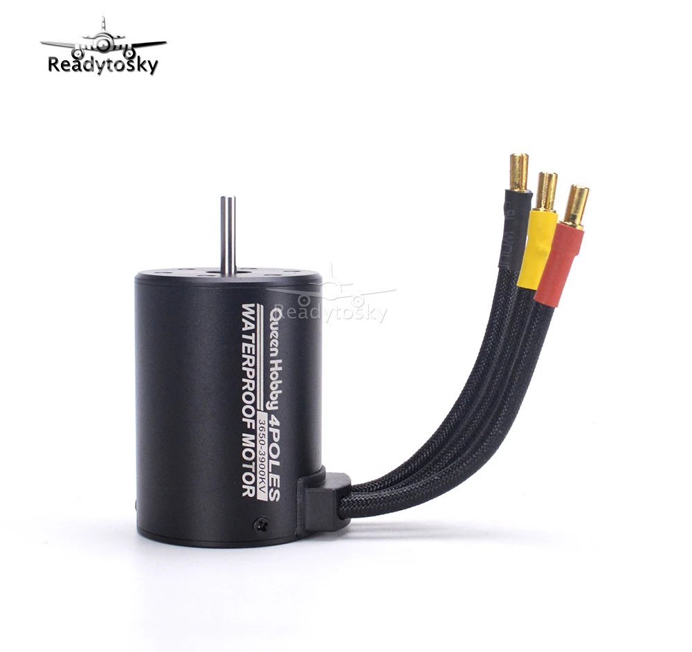 

NEW 3650 3900KV Waterproof Brushless Motor for 1/10 RC Car 60A Brushless ESC Racing