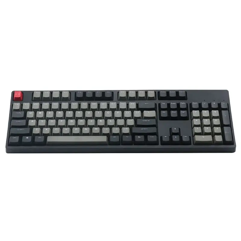 Черный серый смешанный Dolch толстый PBT RGB Shot с подсветкой 108 Keycap OEM профиль для Cherry MX переключатели клавиатура Keycap AXYF