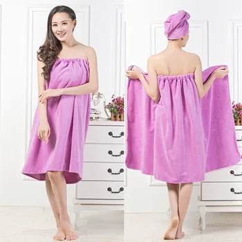 

Ainlion microfiber Bath skirt Ladies Sauna Sandy beach SPA Wearable towel Logo can be customized