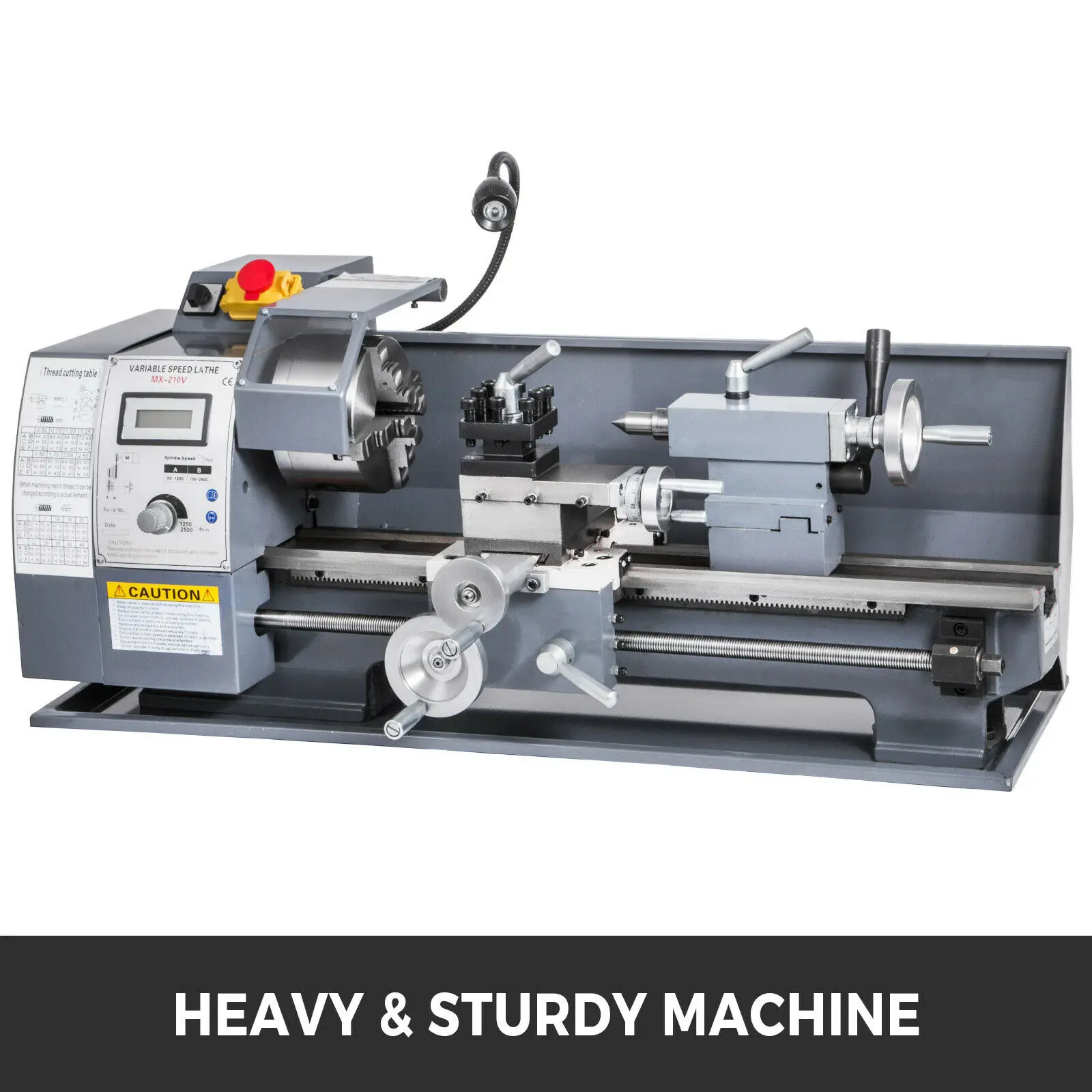 Metal Lathe 750wmini Lathe 210 X 400mm With Led Display Variable Speed Mini Lathe Gear Cutting Machine Aliexpress