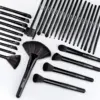 32pcs Black Makeup Brushes Natural Hair Professional Foundation Powder Eyeshadow Blush Makeup Brush Set With Case 5