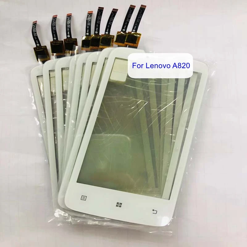 

L022 For Lenovo A820 Mobile phone Touch Panel Digitizer Touchpad Front Glass Lens Screen Sensor Repair Parts Replacement