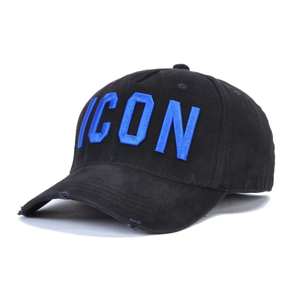 DSQICOND2 хлопок бейсбольная кепка s икона буквы высокое качество кепки для мужчин и женщин дизайн клиента шляпа Дальнобойщик Snapback мужская шляпа