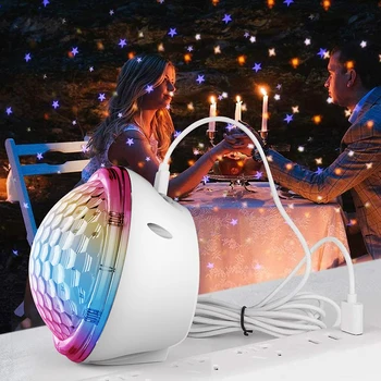 

LED Rotating Night Light Projector Starry Sky Star USB Children Kids Sleep Lamps for Kids Adults Bedroom Dec Christmas Gift