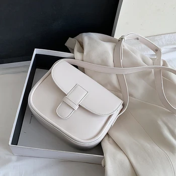 

Mini PU Leather Flap Bags for Women 2020 Solid Color Women's Handbags Female Travel Cross Body Bag Lady Fashion Simple Bag ins