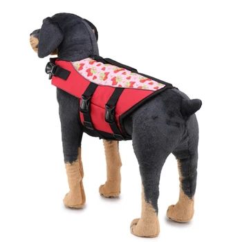 

2020 Dog Life Jacket Dog Safety Clothing Safety Life Jacket Swimwear Swim Vest Float 8 Colors Best Selling Pet Supplies