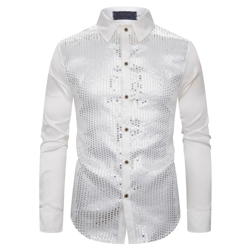 Camisa Мужская Роскошная рубашка с цветочным принтом пейсли Повседневная длинными