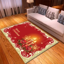3D Рождественские украшения яркий цвет скандинавский потертый шик декоративный прямоугольник моющийся нескользящий большой мягкий тонкий коврик из пены