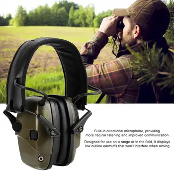 

Electronic Shooting Earmuff Anti-noise Impact Ear Protector Outdoor Sport Sound Amplification Headset Foldable Hearing Protector