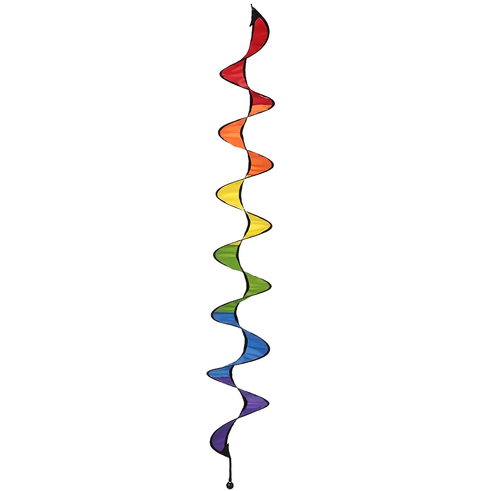 

Colorful Cloth Pinwheel Wind Spinner Garden Decor Rainbow Yard Spiral Windmill Camping Foldable Party Family 3D Beautiful