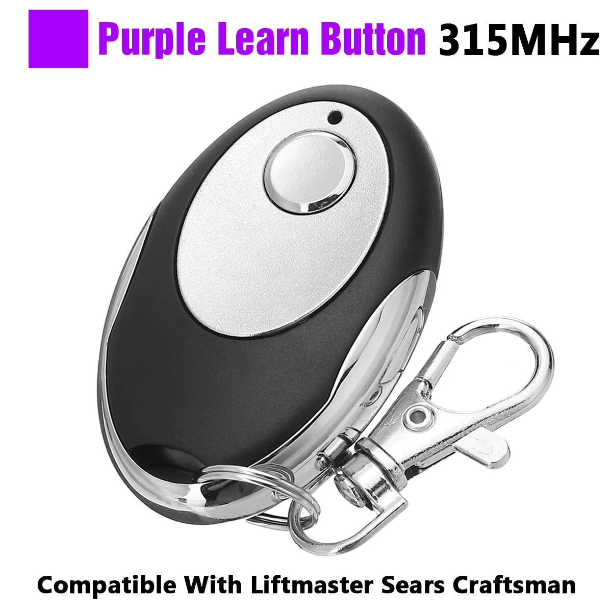 1B 315MHz Garage Door Opener Remote Purple Learn Button For Chamberlain Sears Liftmaster Craftsman 370LM 371LM 372LM 373LM 374LM |
