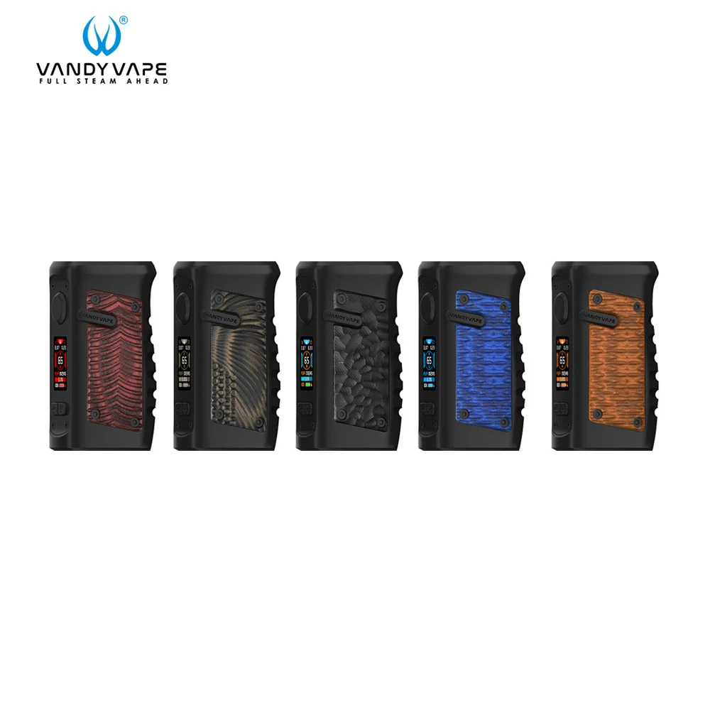 Оригинал 100 Вт Vandy Vape Jackaroo Mod подходит для 510 Pin атомайзера Vandyvape Tank питается от 21700